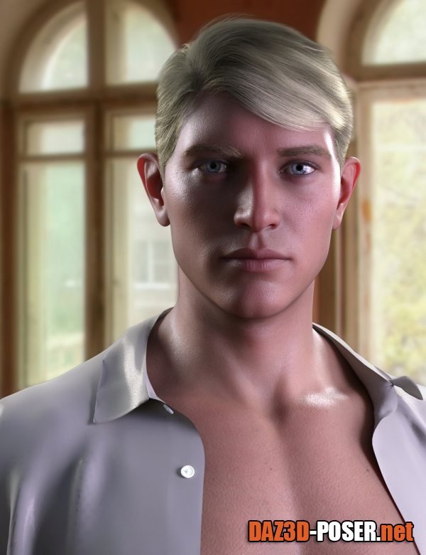 Dawnload Jacob Hair for Genesis 8 Males for free
