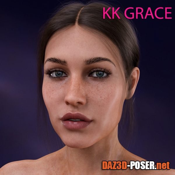 Dawnload Kk Grace Character for Genesis 8.1 Female for free