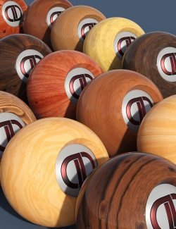 DD PBR Varnished Wood Shaders for Iray Vol. 2