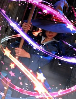 dForce Belladonna’s Broomstick Brigade Novice Witch Outfit for Genesis 9