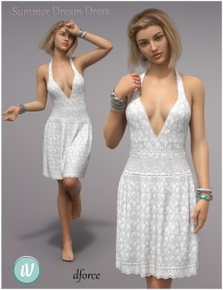 dForce iV Summer Dream Dress for Genesis 8 Female(s)