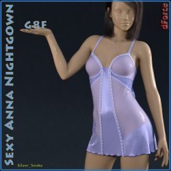 dForce Sexy Anna Nightgown for G8F and G8.1F