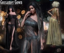 Gossamer Gown for Genesis Females 8.0 and 8.1