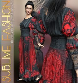 Sublime Fashion Gothic Dress 5