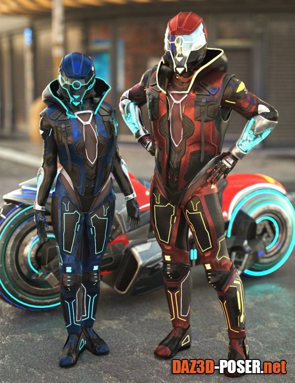 Dawnload XI Cyber Riding Gear for Genesis 9 for free