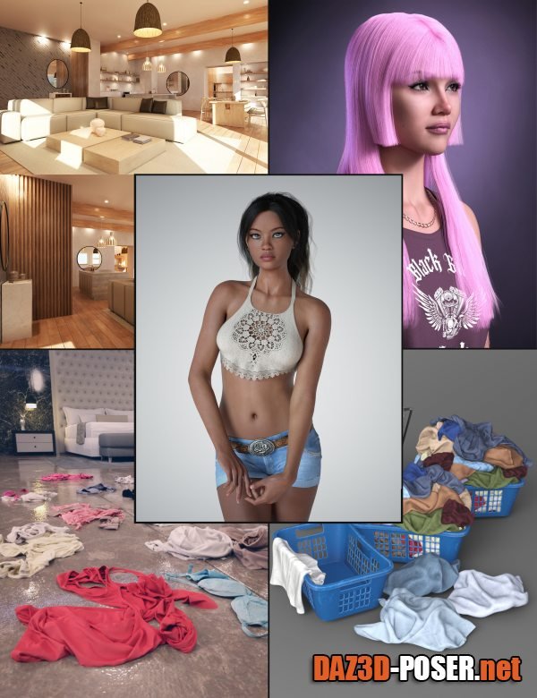 Dawnload Luanne’s Messy Apartment Bundle for free