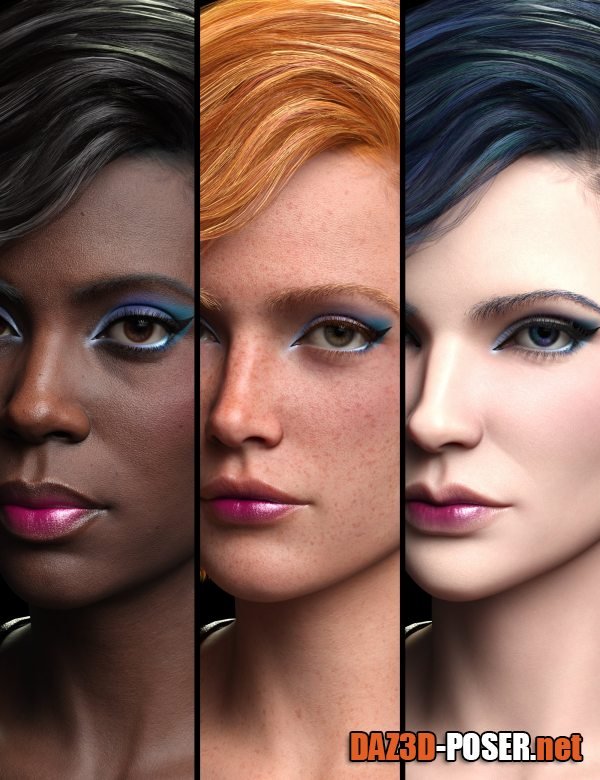 Dawnload CC Character Kit: Classy Cosmetics MR for Genesis 9 for free