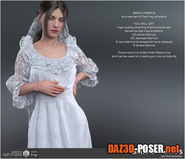 Dawnload Daz Iray – Bridal Fabrics for free