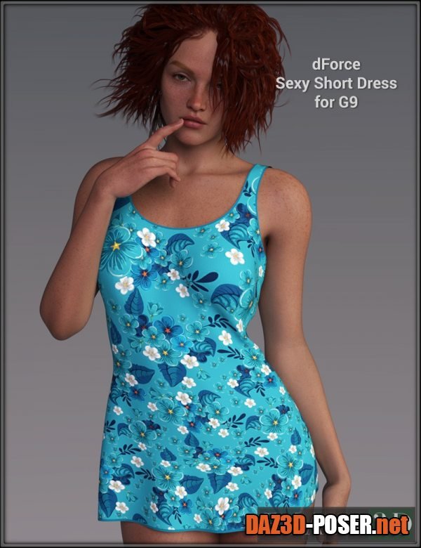 Dawnload dForce Sexy Short Dress for G9 Female for free