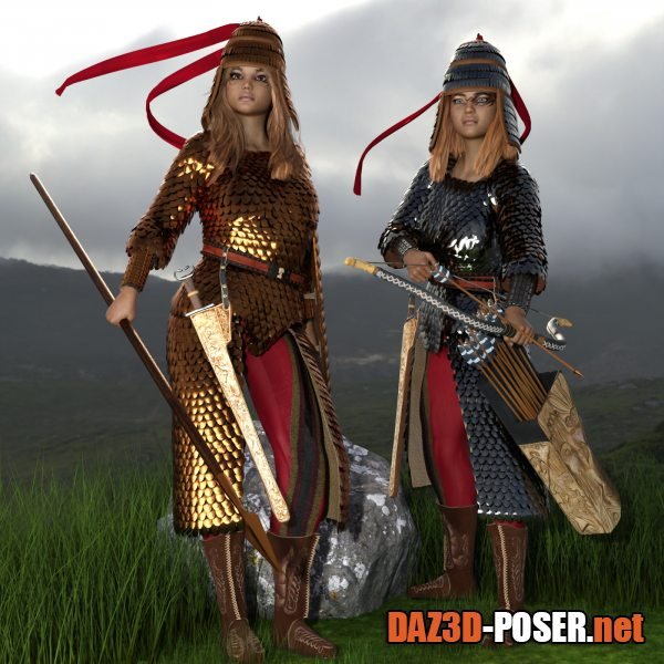 Dawnload Royal Scythian Armor for Genesis 8 Female for free