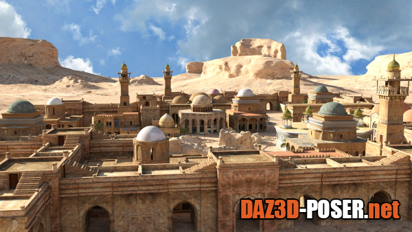 Dawnload Middle East Town for DAZ for free