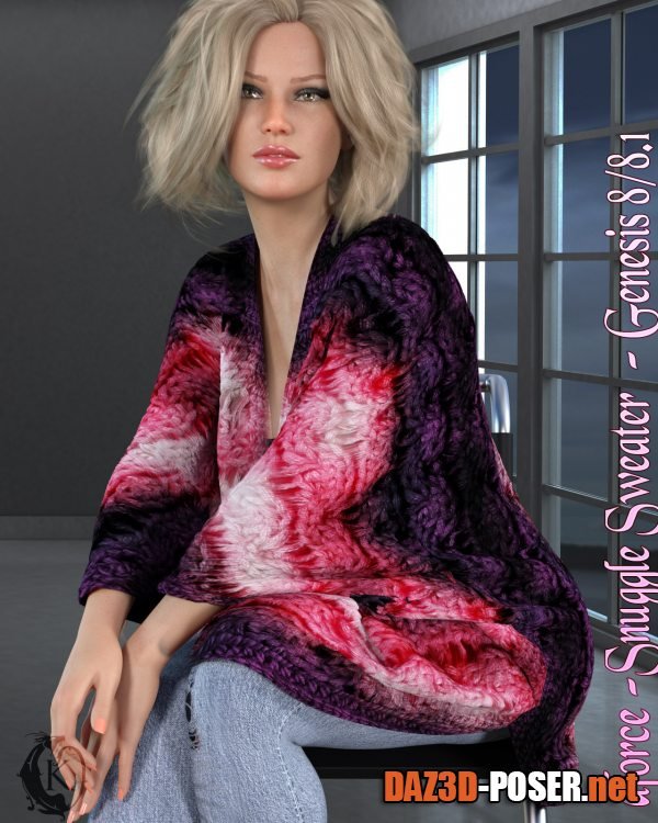Dawnload dForce – Snuggle Sweater – Genesis 8 for free