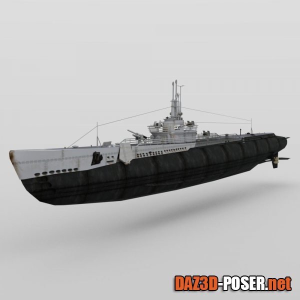 Dawnload USS Trigger for DAZ Studio for free