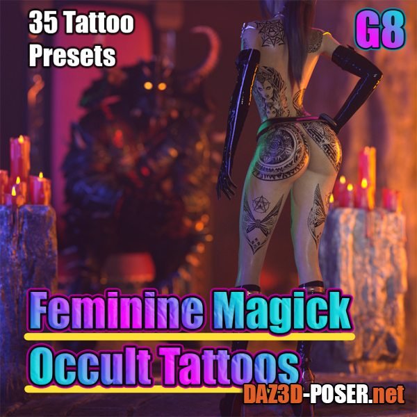 Dawnload Feminine Magick Occult Tattoos G8 for free
