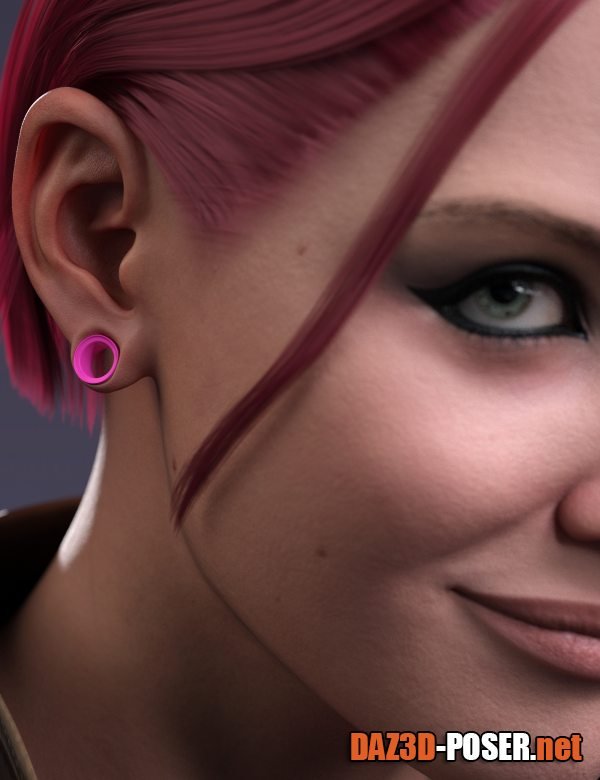 Dawnload CGI Gauged Ears for Genesis 9 for free