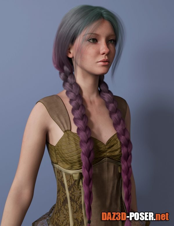 Dawnload Long Braids Hair Color Expansion for free