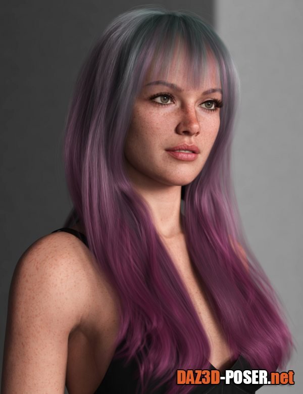 Dawnload Long Hair and Bangs Hair Color Expansion for free