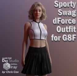 Sporty Swag dForce Outfit G8F