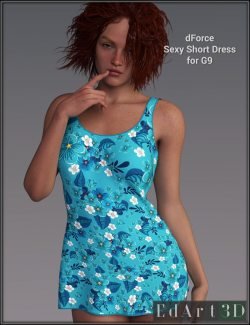 dForce Sexy Short Dress for G9 Female