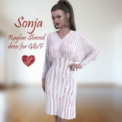 SIC Sonja Bat Wing Dress G8xF