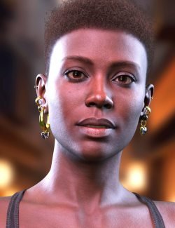 M3D Stone Jewelry Earring Pack for Genesis 9