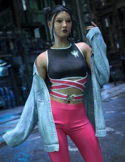 Yuko dForce OVZ Outfit for Genesis 9