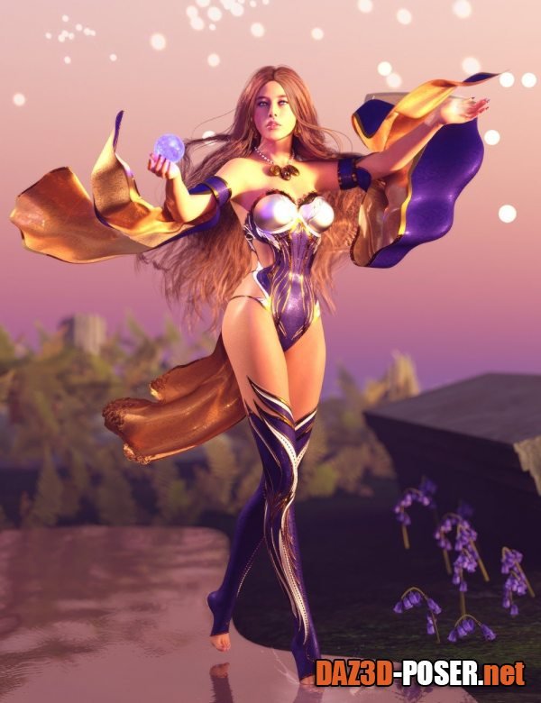 Dawnload ZK dForce Navia Outfit for Genesis 9 for free