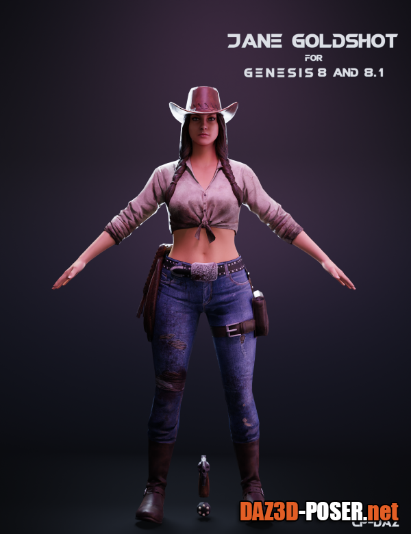 Dawnload Jane Goldshot For Genesis 8 And 8.1 Female for free