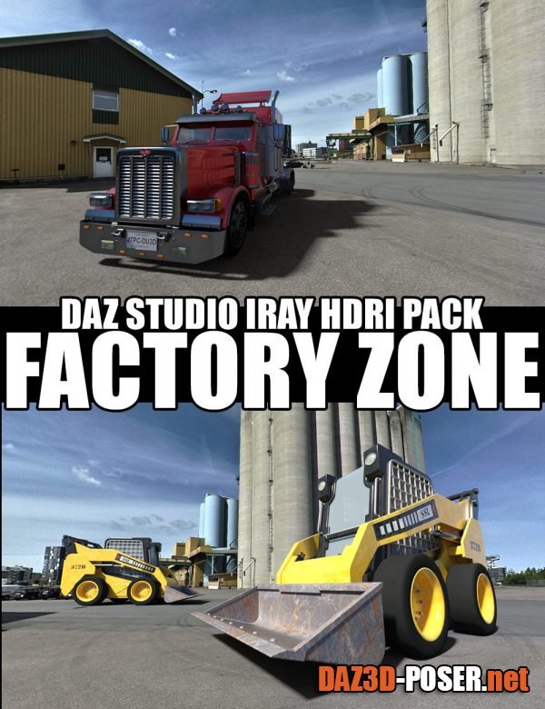 Dawnload Factory Zone – DAZ Studio Iray HDRI Pack for free