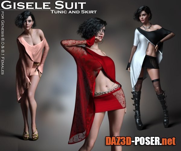 Dawnload Gisele Suit for Genesis 8/8.1 Females for free