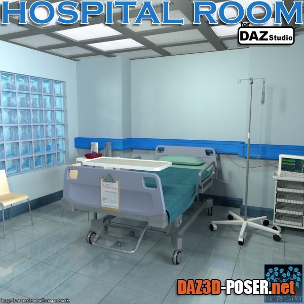 Dawnload Hospital Room for Daz Studio for free