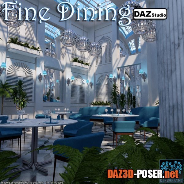 Dawnload Fine Dining for Daz Studio for free