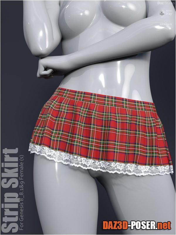 Dawnload dForce Strip Skirt for free