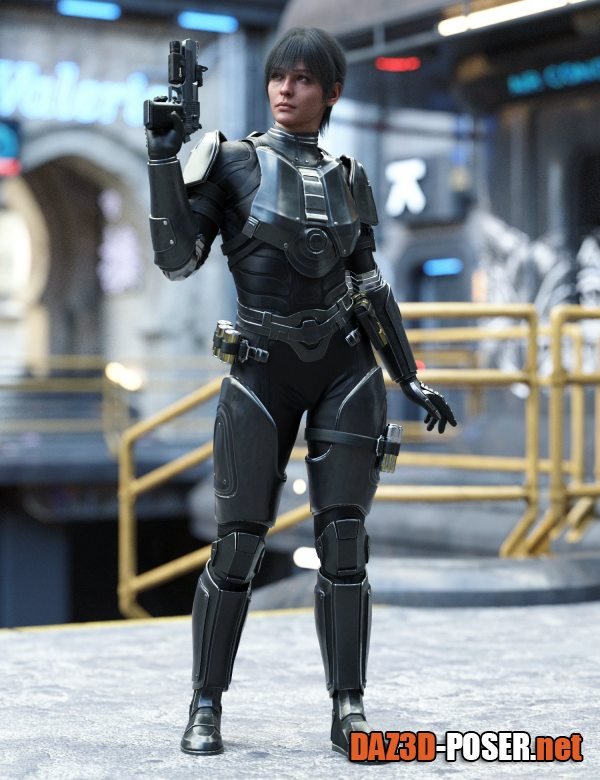 Dawnload Futuristic Guardian Outfit for Genesis 9 for free