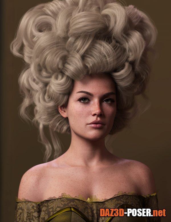 Dawnload Historique Updo 2 Hair for Genesis 9 for free