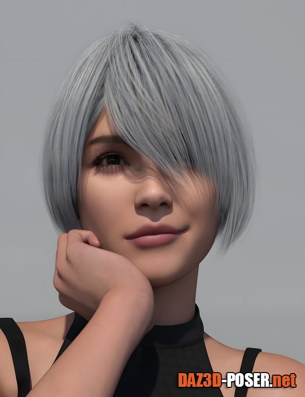 Dawnload JL Bunny Hair for Genesis 9 Female for free