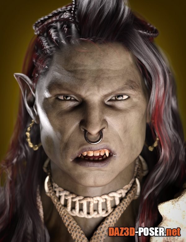 Dawnload Norba the Orc HD for Genesis 9 for free