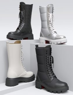 HL High Boots for Genesis 8, 8.1 Female and Genesis 9