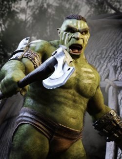 Oggara the Male Orc for Genesis 9
