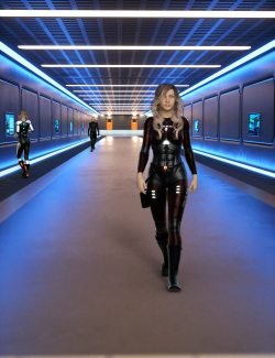 Sci-Fi Starship Corridor Volume 2
