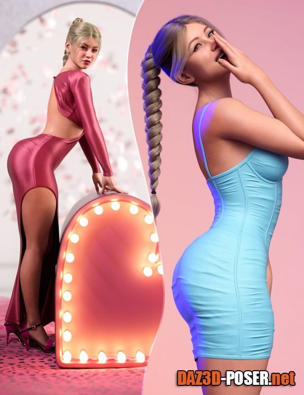 Dawnload Z Beautylicious Glute Shapes and Poses Mega Set for Genesis 9 for free