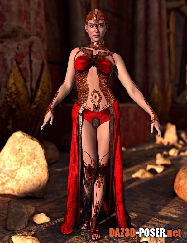 Dawnload AK Bodyart: Vuriel for Genesis 9 for free