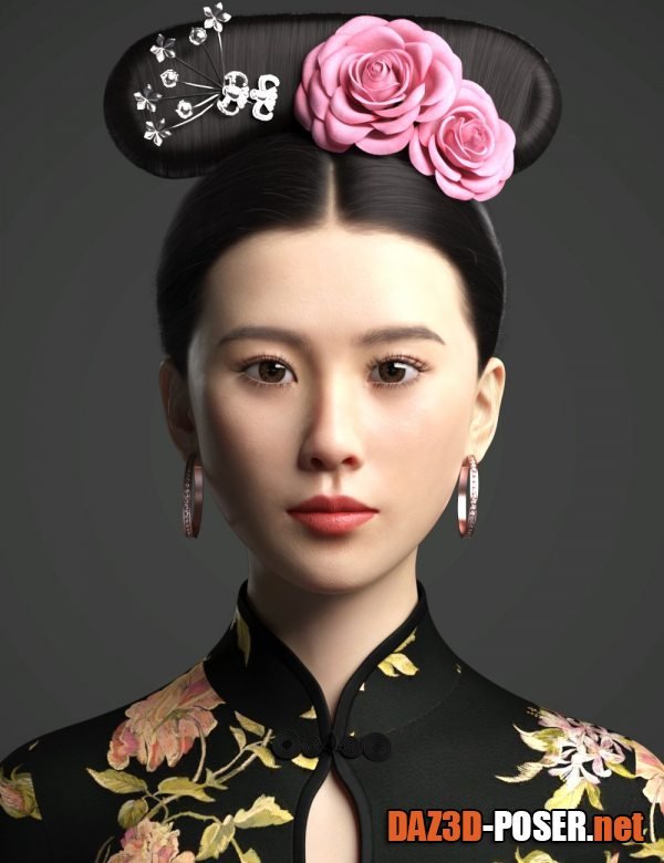 Dawnload Cecilia Lau Character and Hair For Genesis 8 Female(s) for free
