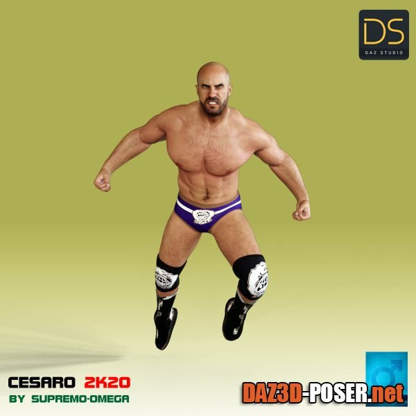 Dawnload Cesaro 2K20 for G8 Male for free