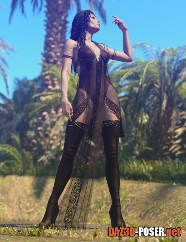 Dawnload dForce CB Sana Clothing Set for Genesis 9 for free