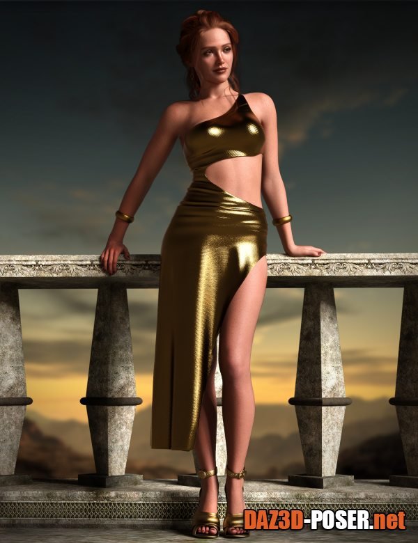 Dawnload dForce Elegance Outfit Set for Genesis 9 for free