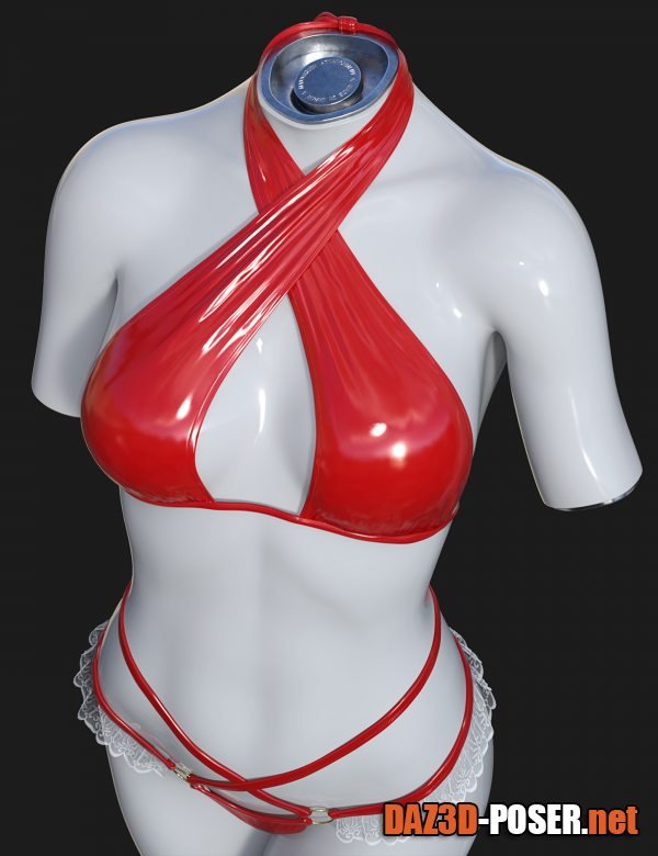 Dawnload dForce SU Sexy Bikini for Genesis 9, 8.1, and 8 Female for free