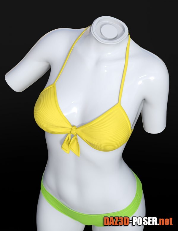 Dawnload dForce SU Summer Bikini for Genesis 9, 8.1, and 8 Female for free
