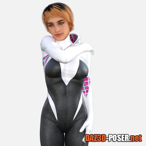 Dawnload Female Spiderman and Spidergwen Poses Spiderverse Pose Set for free