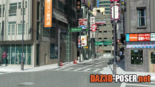 Dawnload Japanese City Block for DAZ for free